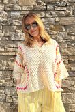 Honolulu Weekend Crochet Shirt Vanilla /25=